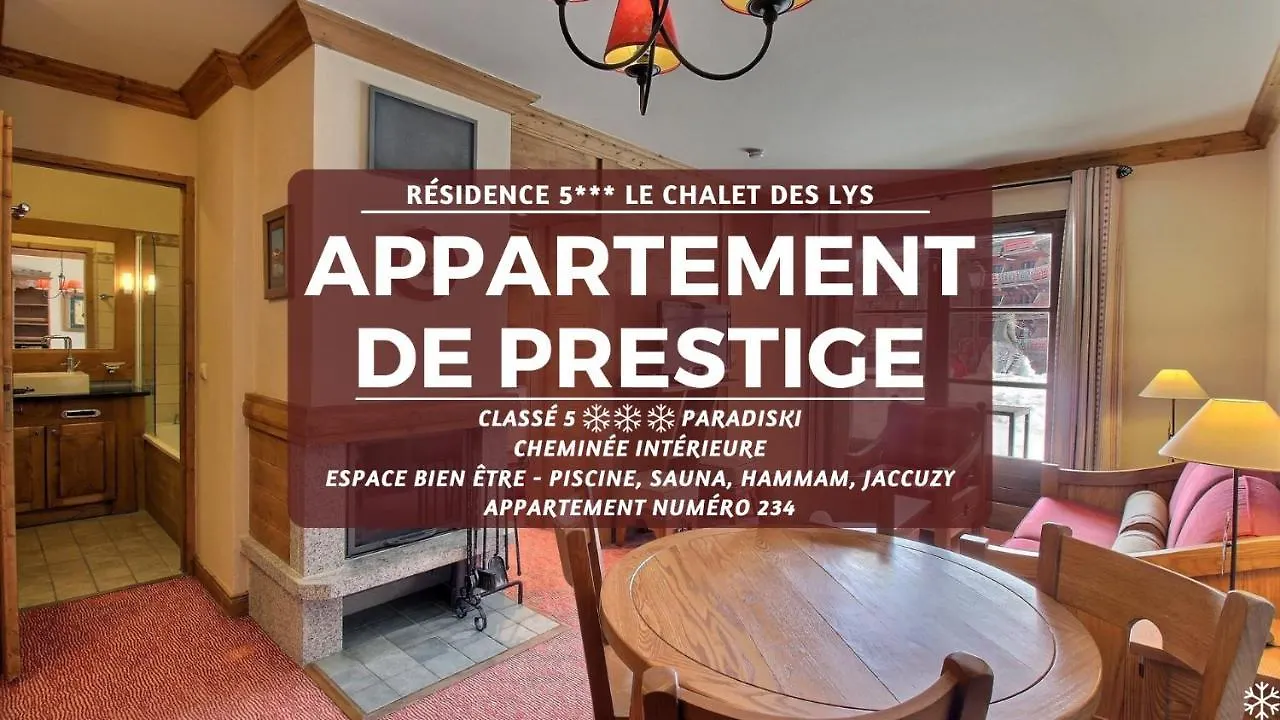 Apartment Arc 1950 - Suite De Prestige - Cheminee Interieur Les Arcs